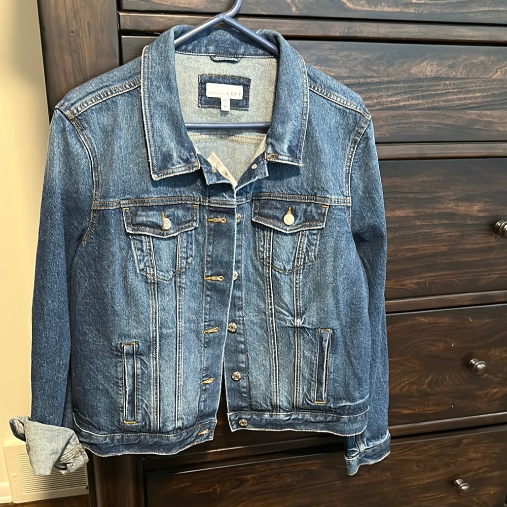 LOFT Classic Blue Denim Jacket